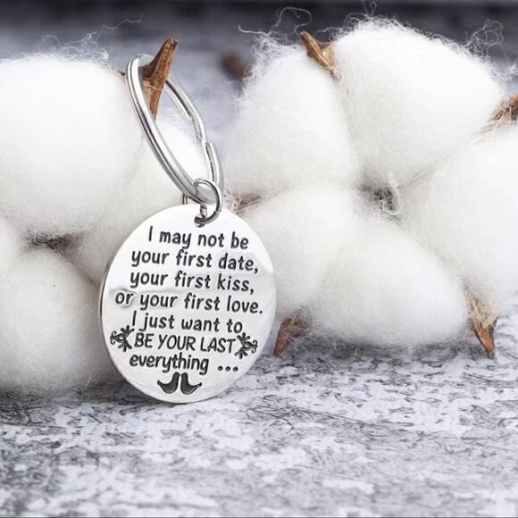 Anniversary Wedding For Husband Wife Girlfriend Boyfriend Key Chain Gift - Picture 1 of 3
